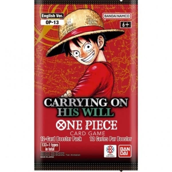 One Piece 2025 - Carrying on His Will: Booster Pack