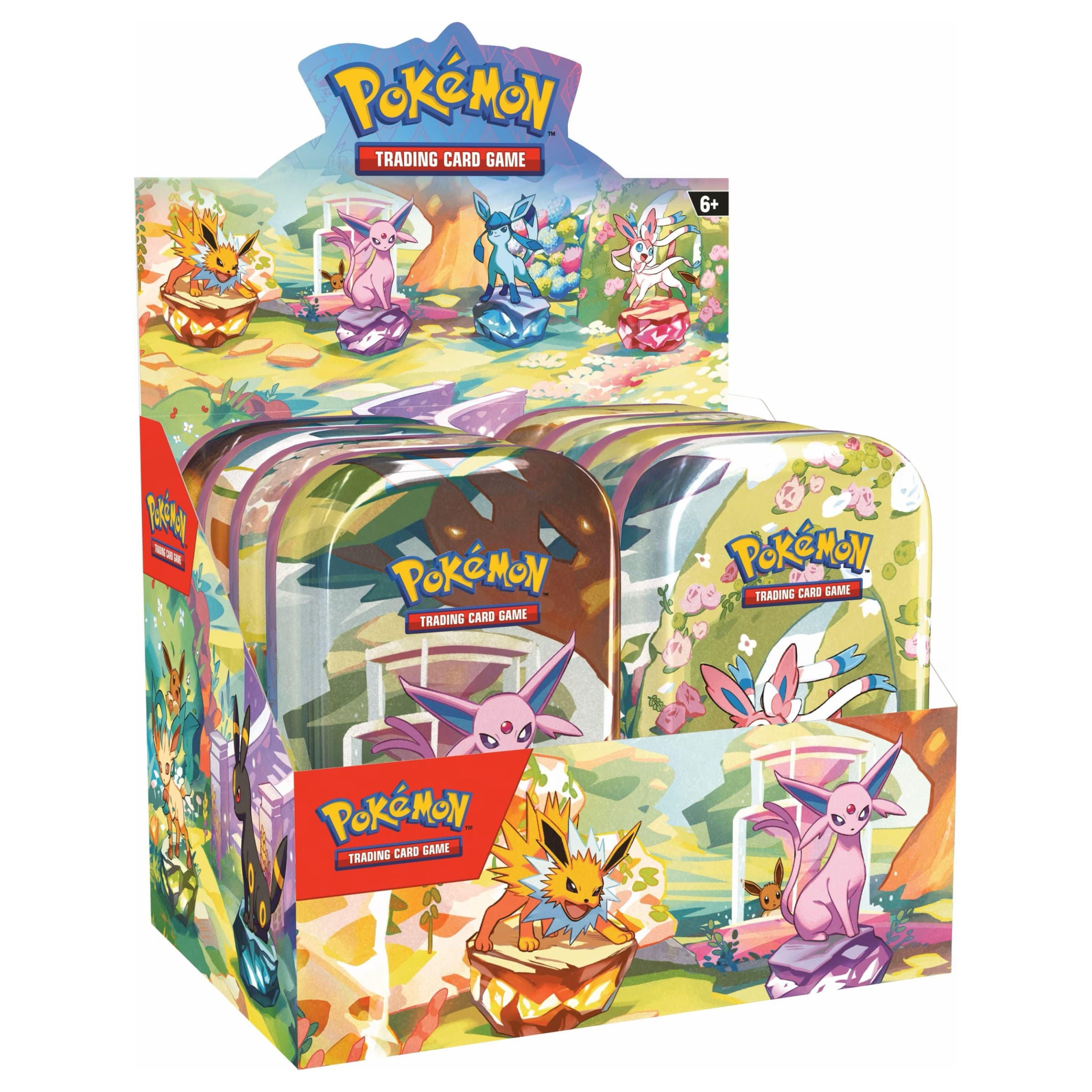 Scarlet & Violet - Prismatic Evolutions: Mini Tins Display