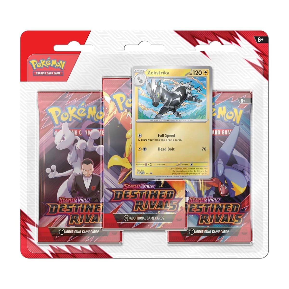 Scarlet & Violet - Destined Rivals: Blister Pack (Triple)