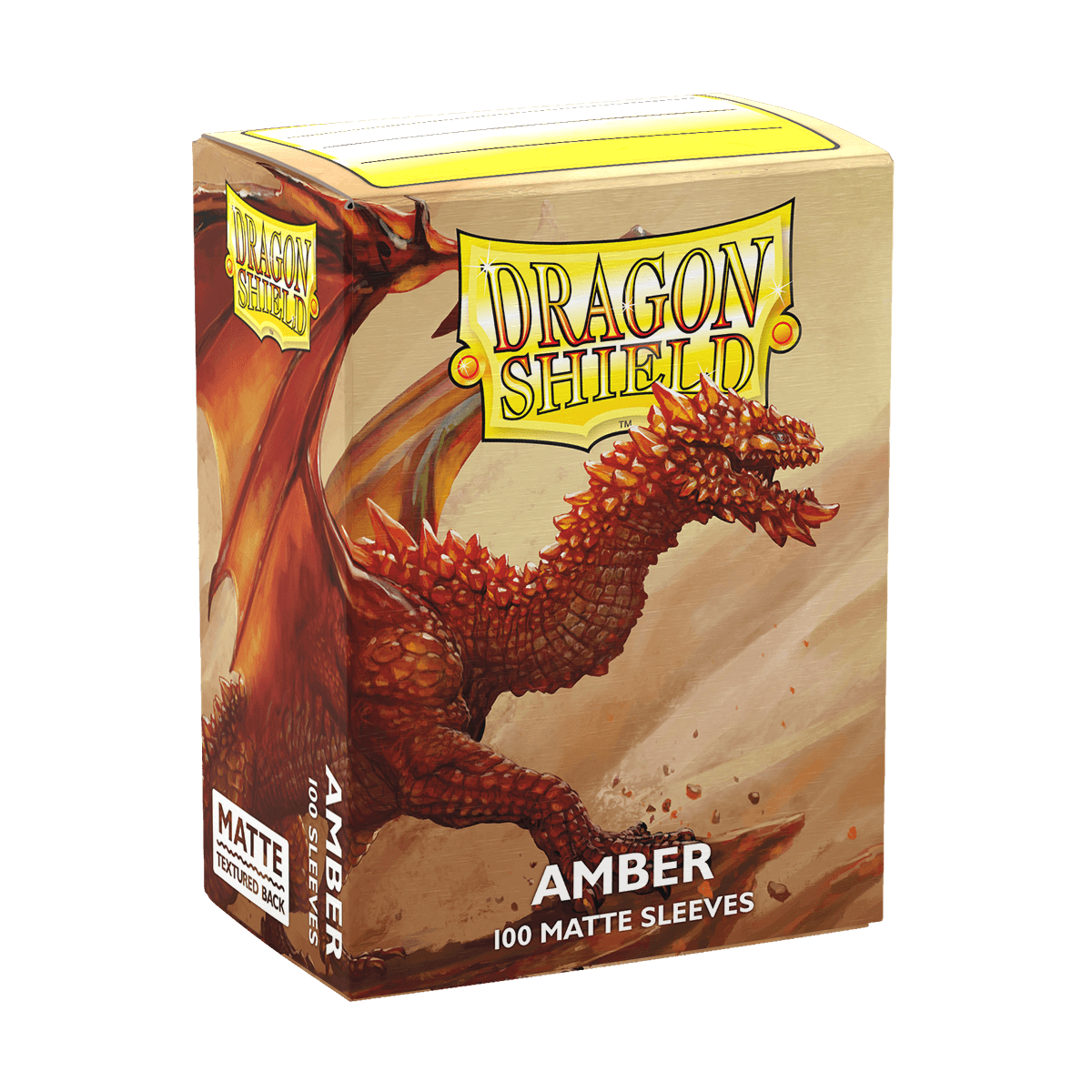 Dragon Shield - Standard Sleeves: Amber (Matte, 100-pack)