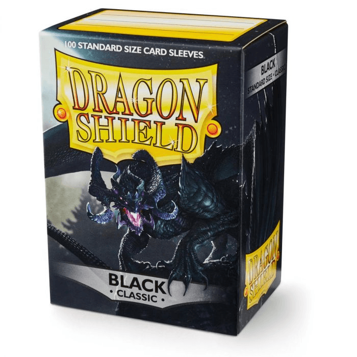 Dragon Shield - Standard Sleeves: Black (Classic, 100-pack)