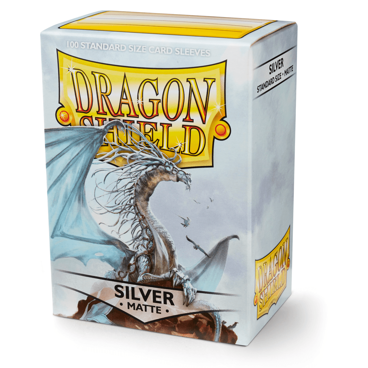 Dragon Shield - Standard Sleeves: Silver (Matte, 100-pack)