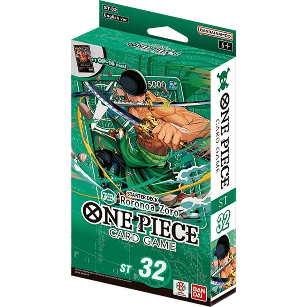 One Piece 2026 - GREEN Roronoa Zoro: Starter Deck (ST-32)
