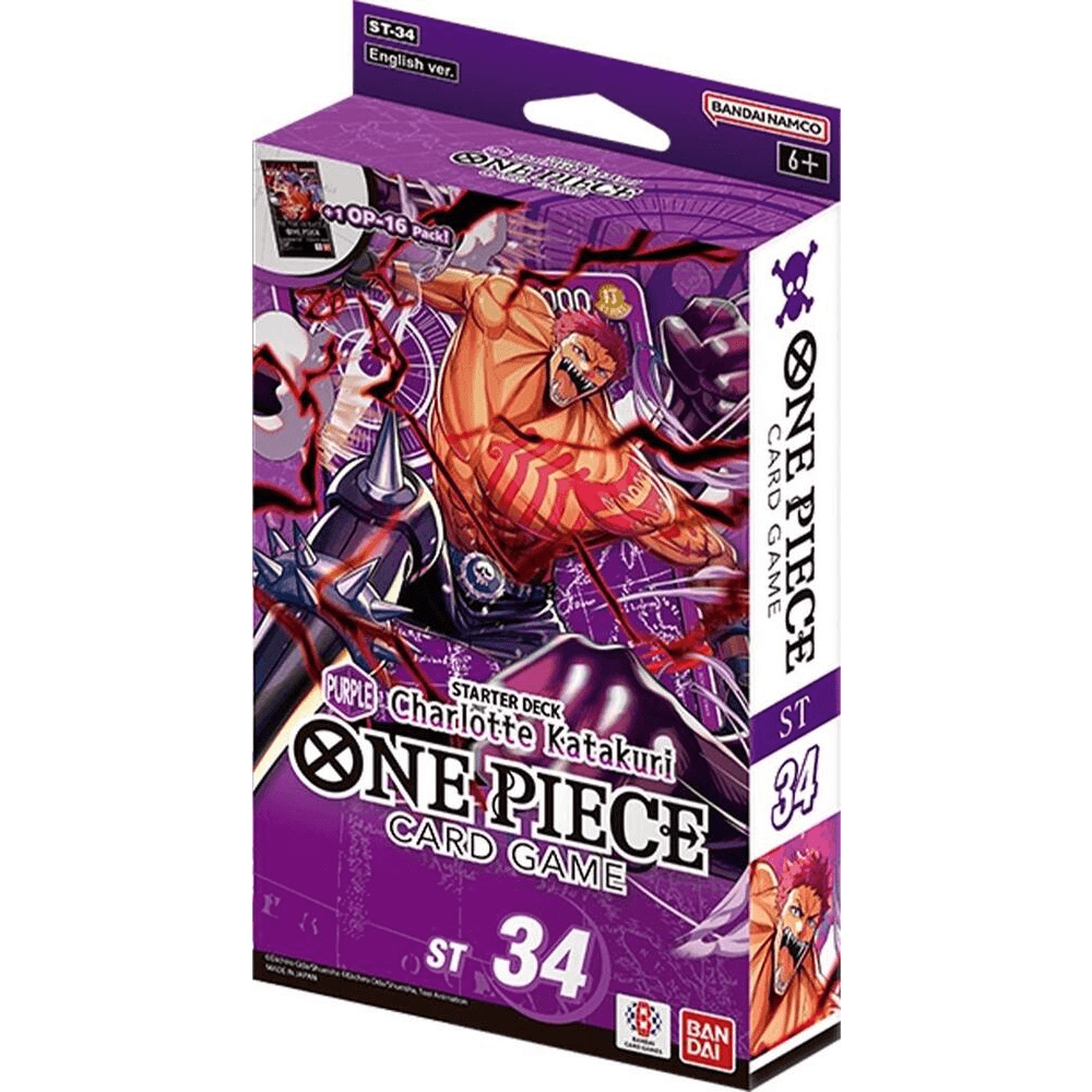 One Piece 2026 - PURPLE Charlotte Katakuri: Starter Deck (ST-34)